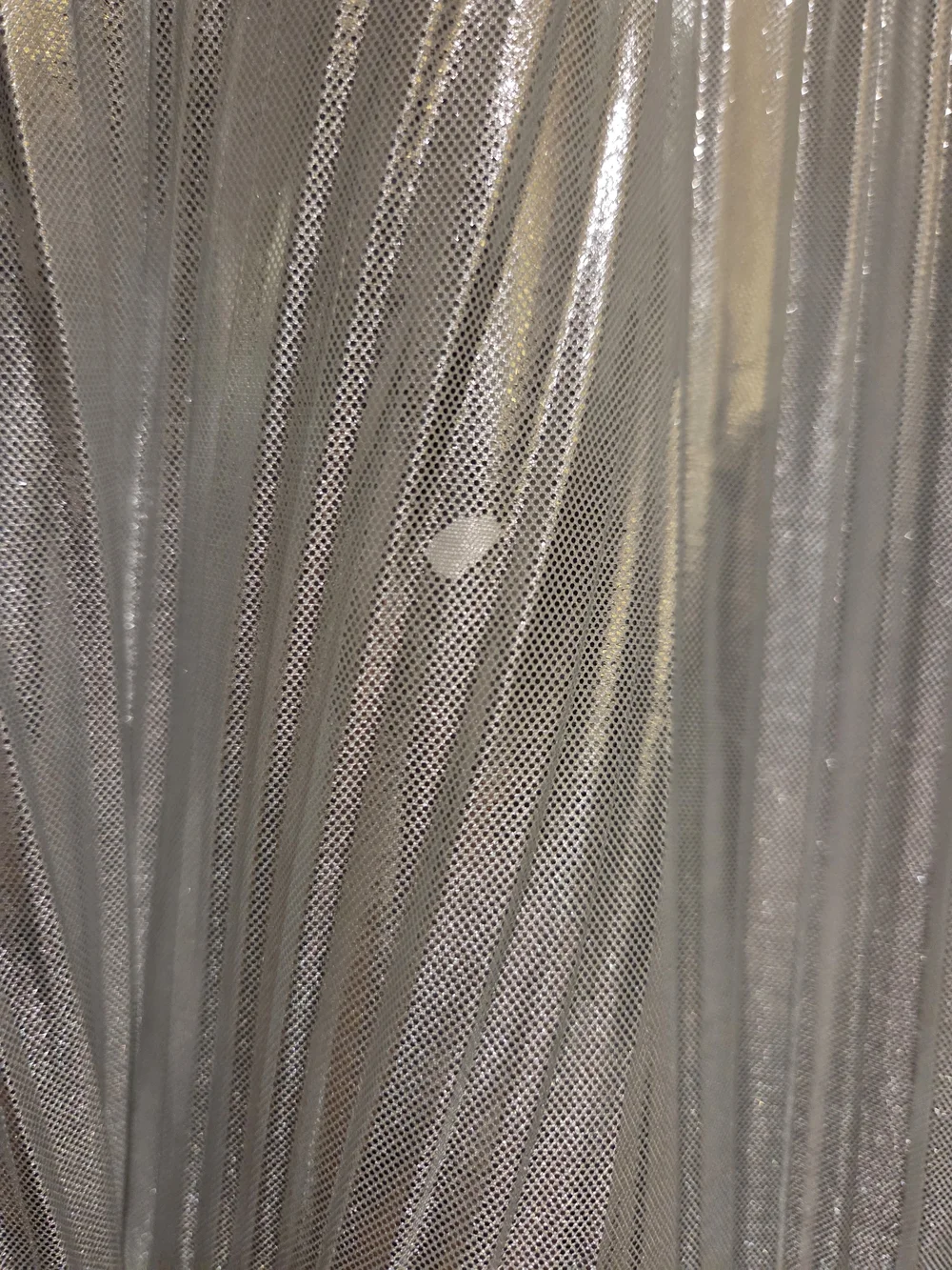 OshKosh B'gosh Silver Metallic Pleated Dress